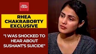 Rhea Chakraborty Speaks On How She Came To Know About Sushant Singh's Death