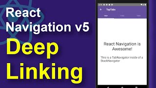 React Navigation 5 in React Native (Part 3) - Deep Linking Between Apps