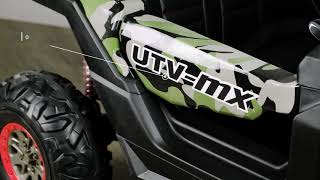 RiiRoo 24V ATV UTV MX Kids Ride On Electric Car Buggy with Parental Remote Control 4WD