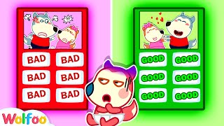 Sis Vs Bro - Wolfoo And Lucy Pretend To Be Parents For Jenny  Wolfoo Family Kids Cartoon