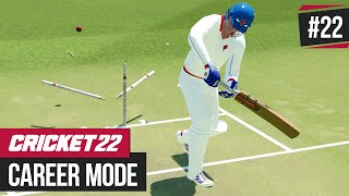 CRICKET 22 | CAREER MODE #22 | A LONG DAY IN THE FIELD!