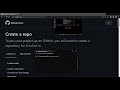 Creating A Repository with GitHub CLI.