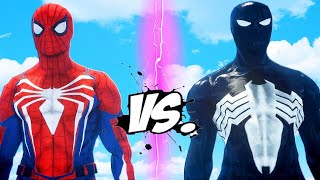 Spider man ps4 vs Black spider -#KjraGaming #EpicBattle #EpicSuperheroesBattle #hulk #cartoon