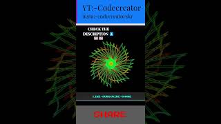 Python Turtle Graphics-17🔥| Cool Shape Drawing |Python Turtle Video|#python #codecreatorskr #shorts