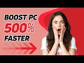 Make Computer 500% Faster | How To BOOST Processor or CPU SPEED in Windows 10/11 in 2024 #shorts