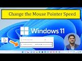 How to change Mouse Pointer Speed on Windows 11