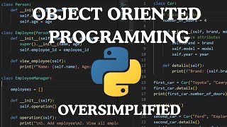 Python Object Oriented Programming (OOP) Oversimplified | 2025