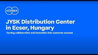 JYSK Distribution Center in Ecser, Hungary