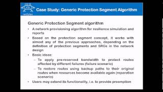 Getting started with Net2Plan: The Generic Protection Segment Algorithm