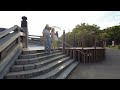 【大阪】真夏の日の大阪城公園を散歩 walk through osaka castle park on a midsummer day 4k