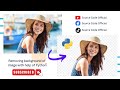 Easy Background Removal with Python: Tutorial and Demo using rembg and PIL