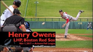 Henry Owens, LHP, Boston Red Sox — November 7, 2017 (AFL)