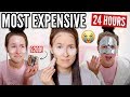 I Only Used The Most EXPENSIVE Beauty Products For 24 HOURS... *I SPENT OVER £600*