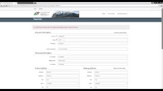Individual Account Registration Tutorial