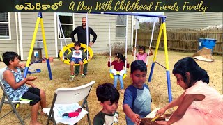 A Day With Childhood Friends Family | telugu Vlogs | telugu vlogs from usa | myself sailaja