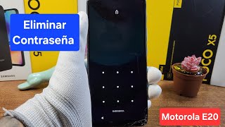 Como Formatear o Desbloquear Pantalla o Quitar Pin Motorola E20