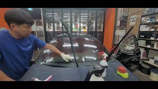 기아 K7 1세대 앞유리 돌빵(스톤칩) 썬팅하는 방법 / How to tint the Kia K7 1st generation windshield with stone chips