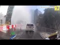 荃灣德士古道食水管爆裂噴8米高水柱　網民：免費洗車｜channel c hk