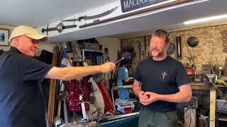 Mike and Joe meet  The Swordmaker, Paul MacDonald