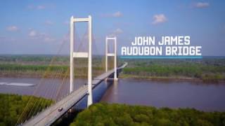 Louisiana Helicam | John James Audubon Bridge - 3/23/17