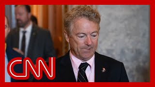 Reporters repeatedly ask Rand Paul about his Trump investigation tweet. See his response