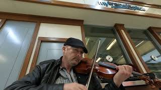 christmas violin music at bart