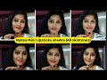 NYKAA MINI LIQUID LIPSTICK SWATCHES & REVIEWS | LIPSTICK SHADES FOR ALL SKINTONES | MATTE LIPSTICKS