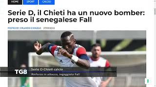 Serie D Chieti FC 1922 - Rinforzo in attacco, ingaggiato Fall