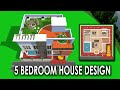 5 bedroom bungalow house design - house plan design 5 bedroom- duplex house plan design- manis home