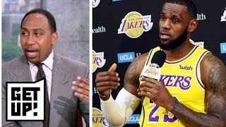 Stephen A. reacts to LeBron James saying Lakers won't catch Warriors | Get Up! | ESPN