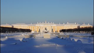 Петергофский парк в чудесный зимний день