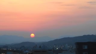 ＪＲ東北新幹線　夕暮れの車窓（はやぶさ28号より） 2015-4-27