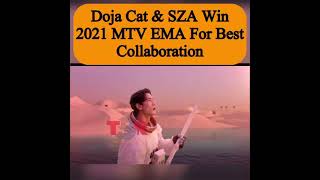 Doja Cat and SZA Win 2021 MTV EMA For Vest Collaboration