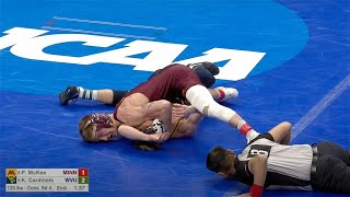 125lbs Patrick McKee (Minnesota) vs Killian Cardinale (West Virginia)