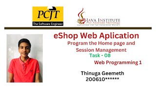 Web Programming 1 | Task 7 | eShop | Java Institute
