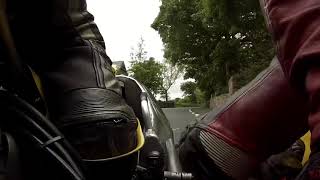 Isle of Man pre TT road racing sidecar onboard