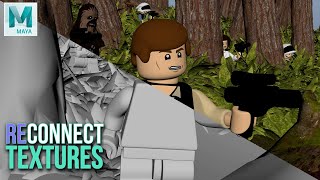 Reconnect Missing Texture Files in Maya