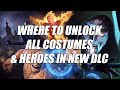 Where to Unlock All 6 New Heroes and 48 Costumes - Marvel Ultimate Alliance 3 (MUA3)