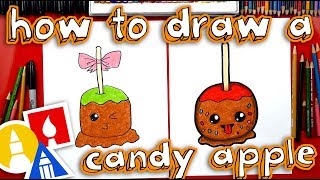 How To Draw A Candy Apple With Mrs  Hubs
