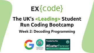 Learning Python - Week 2: Decoding Programming