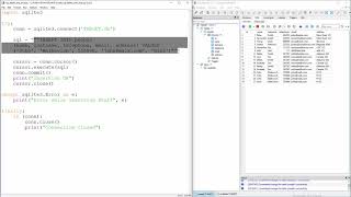 SQLite & Python - 10 - Delete (DROP) Tables, Views, Rows