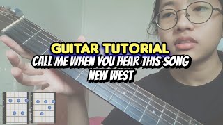 Call Me When You Hear This Song New West Guitar Tutorial