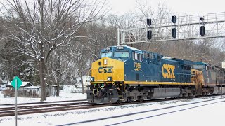 CSX M421 at Cherry Run, WV 1/7/25