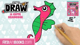 How To Draw A Cute Seahorse 🐟 Step-by-Step Drawing Tutorial