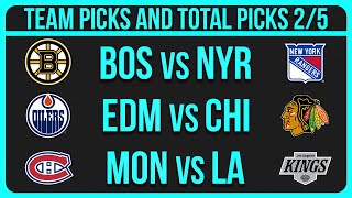 NHL Picks \u0026 Predictions Today 2/5/25 | NHL Picks Today 2/5/25 | Best NHL Bets