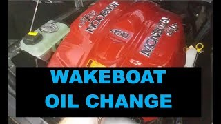 WAKEBOAT OIL CHANGE for 2018 INDMAR MONSOON RAPTOR Engine.  Episode 3 - DIY Series