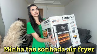 RESENHA da Fritadeira Elétrica sem Óleo/Air Fryer Mondial Forno Oven AFON-12L-BI Preta 12L 😍