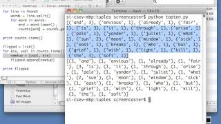 Python for Informatics - Exercise from Chapter 10