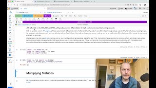 JAX Quickstart on CoCalc using a GPU (or on CPU)