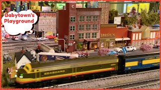 Model Train Set at Children's Museum | Train Show